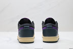 Nike Low-Top Sneakers Black White Purple Unisex Style 49