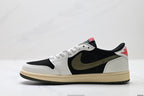 Nike Low-Top Sneakers Black White Red Unisex Style 42