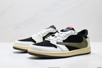 Nike Low-Top Sneakers Black White Red Unisex Style 42
