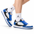 Nike Low-Top Sneakers Blue White Unisex Collaboration Edition Style 62