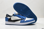 Nike Low-Top Sneakers Blue White Unisex Collaboration Edition Style 62