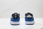 Nike Low-Top Sneakers Blue White Unisex Collaboration Edition Style 62