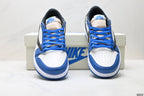 Nike Low-Top Sneakers Blue White Unisex Collaboration Edition Style 62