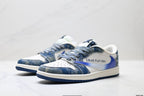 Nike Low-Top Sneakers Blue White Graphic Alt Unisex Collaboration Edition Style 21