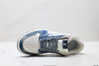 Nike Low-Top Sneakers Blue White Graphic Unisex Collaboration Edition Style 20