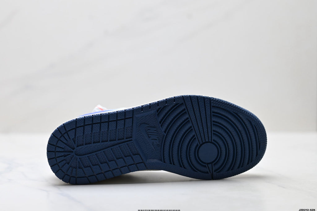 Nike Low-Top Sneakers Blue White Graphic Unisex Collaboration Edition Style 20