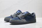 Nike Low-Top Sneakers Navy Gray Unisex Style 24