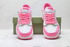 Nike Low-Top Sneakers Pink White Cartoon Unisex Collaboration Edition Style 36