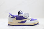 Nike Low-Top Sneakers Purple White Unisex Style 03