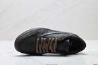 Nike Low-Top Sneakers Triple Black Unisex Style 44