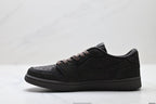Nike Low-Top Sneakers Triple Black Unisex Style 44