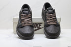 Nike Low-Top Sneakers Triple Black Unisex Style 44