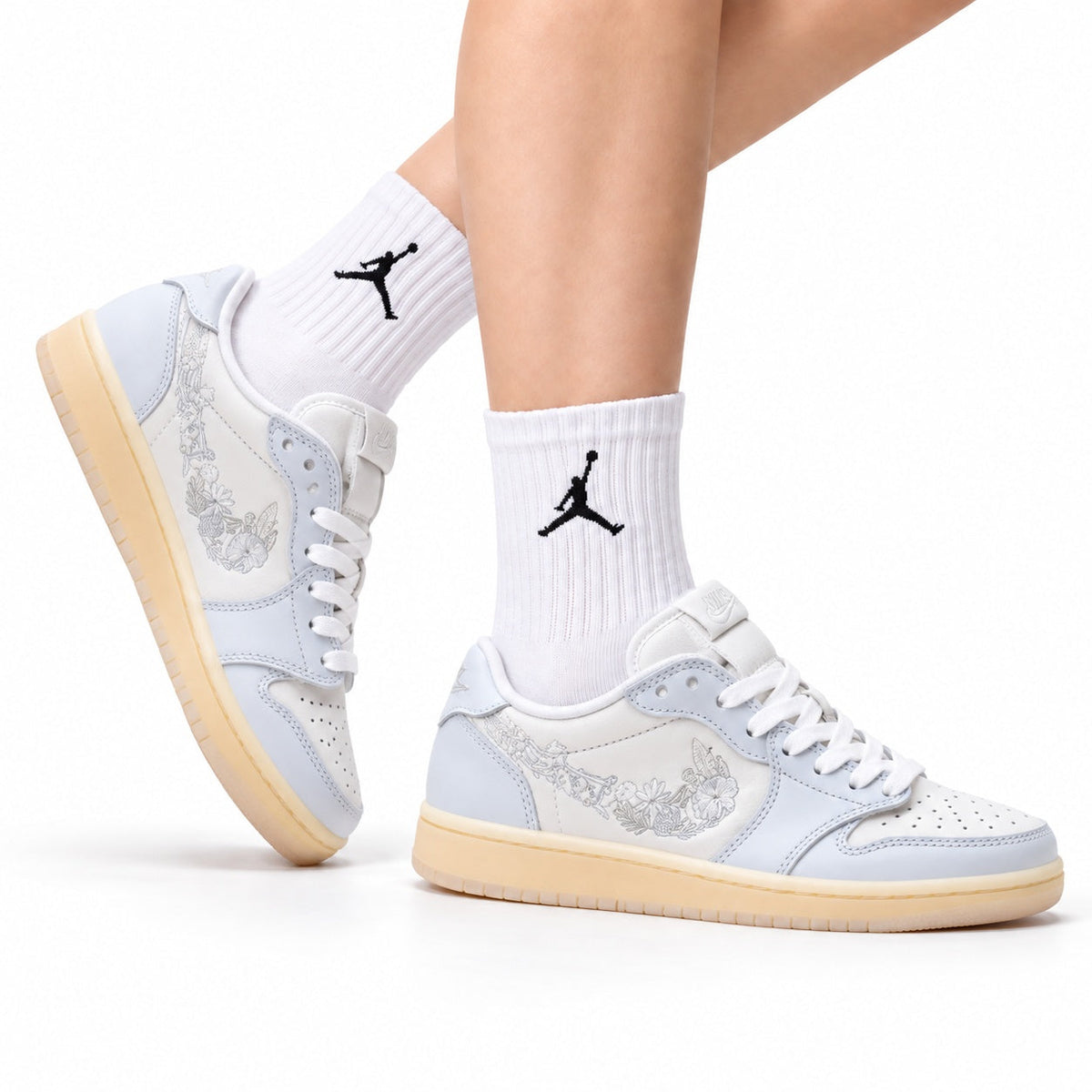 Nike Low-Top Sneakers White Beige Gum Unisex Style 47