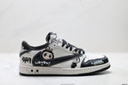 Nike Low-Top Sneakers White Black Cartoon Unisex Collaboration Edition Style 34