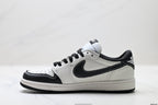 Nike Low-Top Sneakers White Black Cartoon Unisex Collaboration Edition Style 34