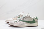 Nike Low-Top Sneakers White Green Unisex Style 04