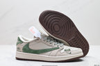 Nike Low-Top Sneakers White Green Unisex Style 04
