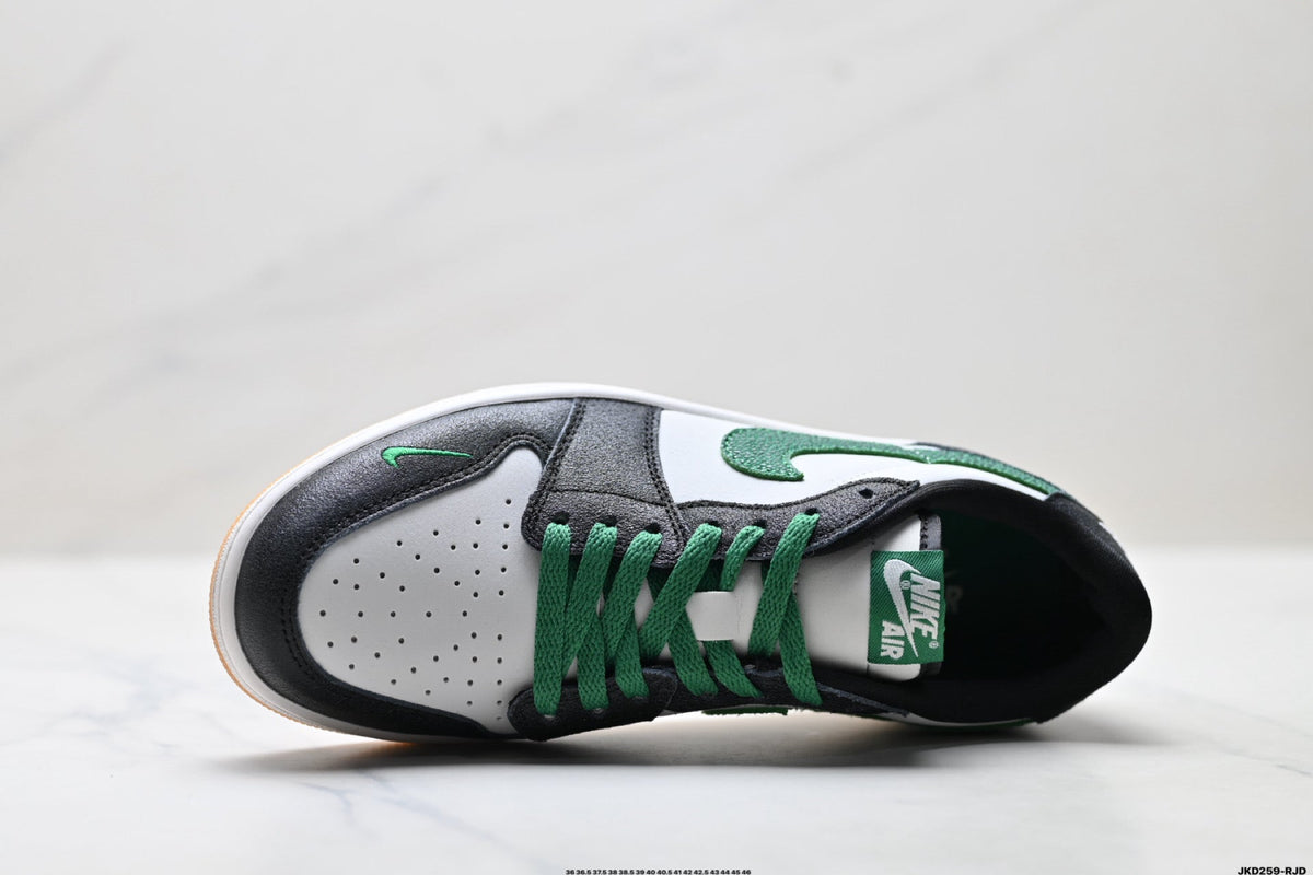 Nike Low-Top Sneakers White Green Black Unisex Collaboration Edition Style 57