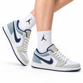 Nike Low-Top Sneakers White Navy Unisex Style 51