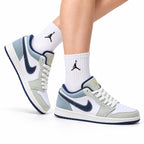Nike Low-Top Sneakers White Navy Unisex Style 51