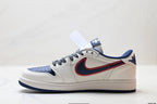 Nike Low-Top Sneakers White Navy Red Graphic Unisex Collaboration Edition Style 27