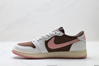 Nike Low-Top Sneakers White Pink Brown Unisex Style 29