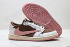 Nike Low-Top Sneakers White Pink Brown Unisex Style 29