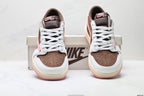 Nike Low-Top Sneakers White Pink Brown Unisex Style 29