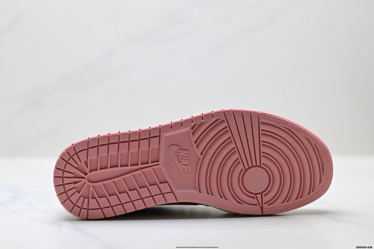 Nike Low-Top Sneakers White Pink Brown Unisex Style 29
