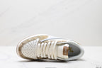 Nike Low-Top Sneakers White Tan Monogram Unisex Collaboration Edition Style 05
