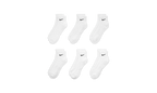 Everyday Cushioned Training Ankle Socks (6 Pairs) "White" SX7669 100