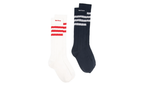 Wales Bonner Crochet Socks "Chalk White / Night Navy" KB2324