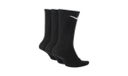 Everyday Lightweight Training Crew Socks (3 Pairs) "Black / White" SX7676 010