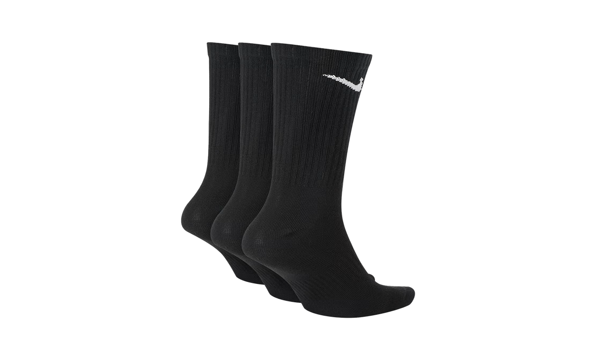 Everyday Lightweight Training Crew Socks (3 Pairs) "Black / White" SX7676 010