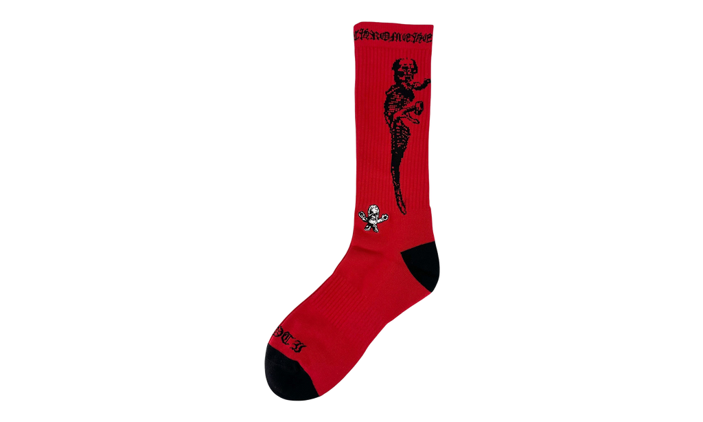 Foti Jarvis Logo Socks "Red / Black" CHRM1222