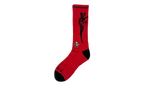 Foti Jarvis Logo Socks "Red / Black" CHRM1222