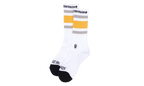 Fuck You Striped Sock "White / Yellow" CHRM1023