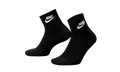 Everyday Essential Ankle Socks (3 Pairs) "White / Black" DX5074 010
